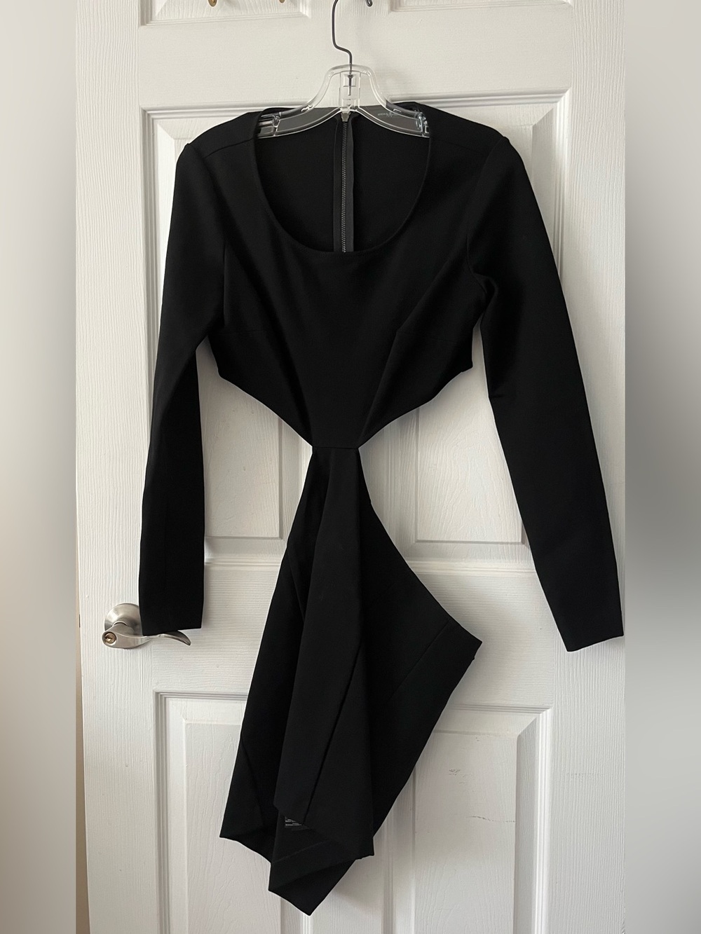 Guess by Marciano Black Long-Sleeve Twist Cutout Dress